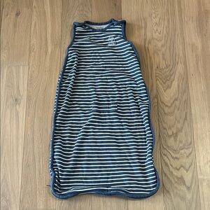 Woolino Striped Blue and White Sleep Sack